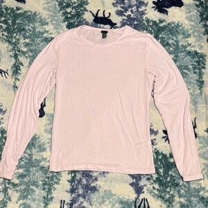 wild fable Light Pink Long Sleeve Crewneck Tee